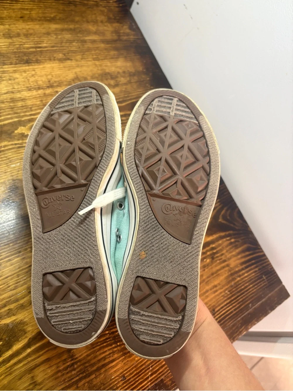 Converse Mint And Teal Sneakers Size 7